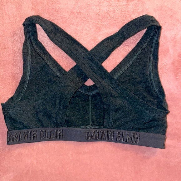 Calvin Klein razor back sports bralette - Picture 2 of 6